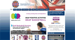 Desktop Screenshot of deafbasketball.org.uk